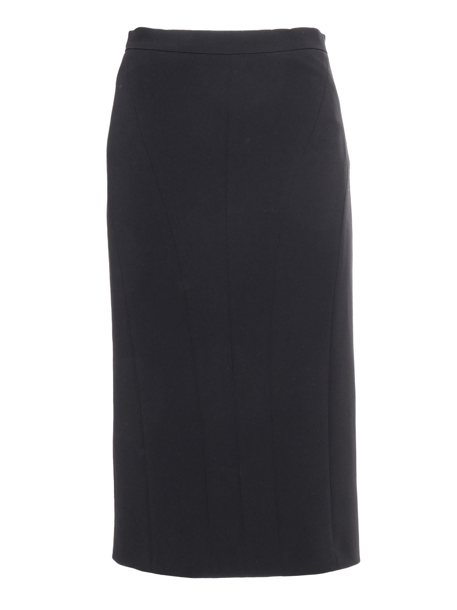 max mara studio mid black skirt