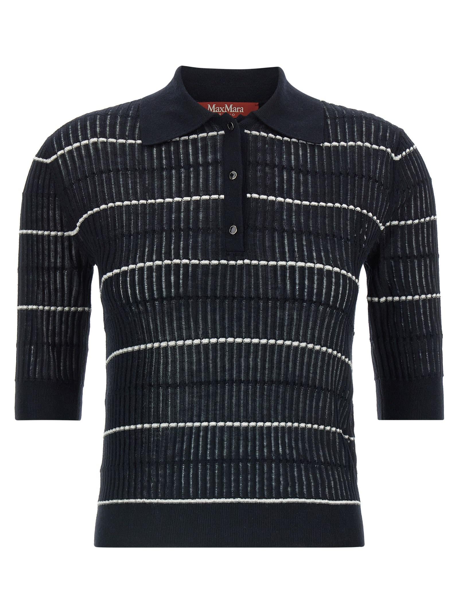 max mara studio mstgallo polo shirt