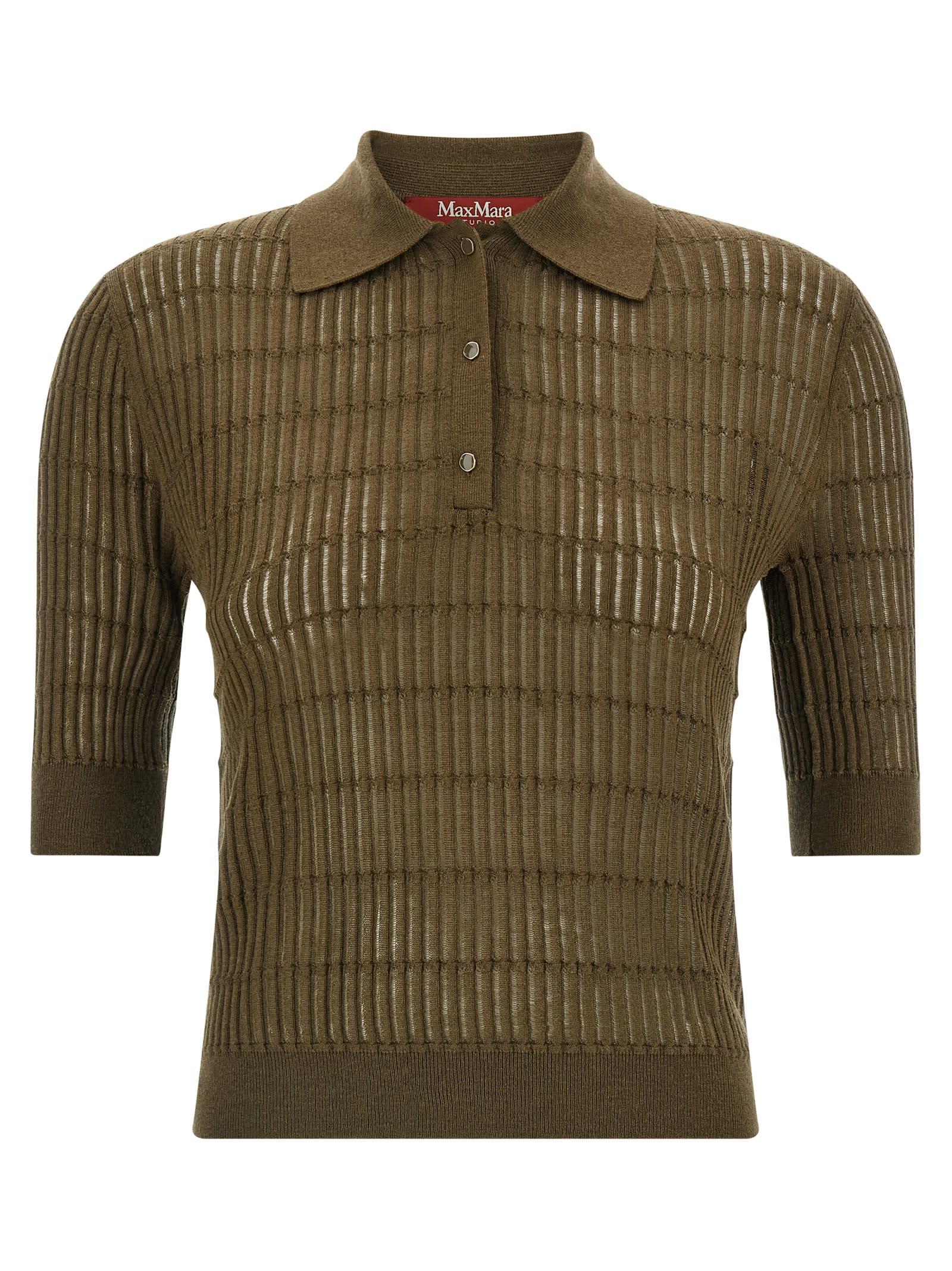 max mara studio mstgallo polo shirt