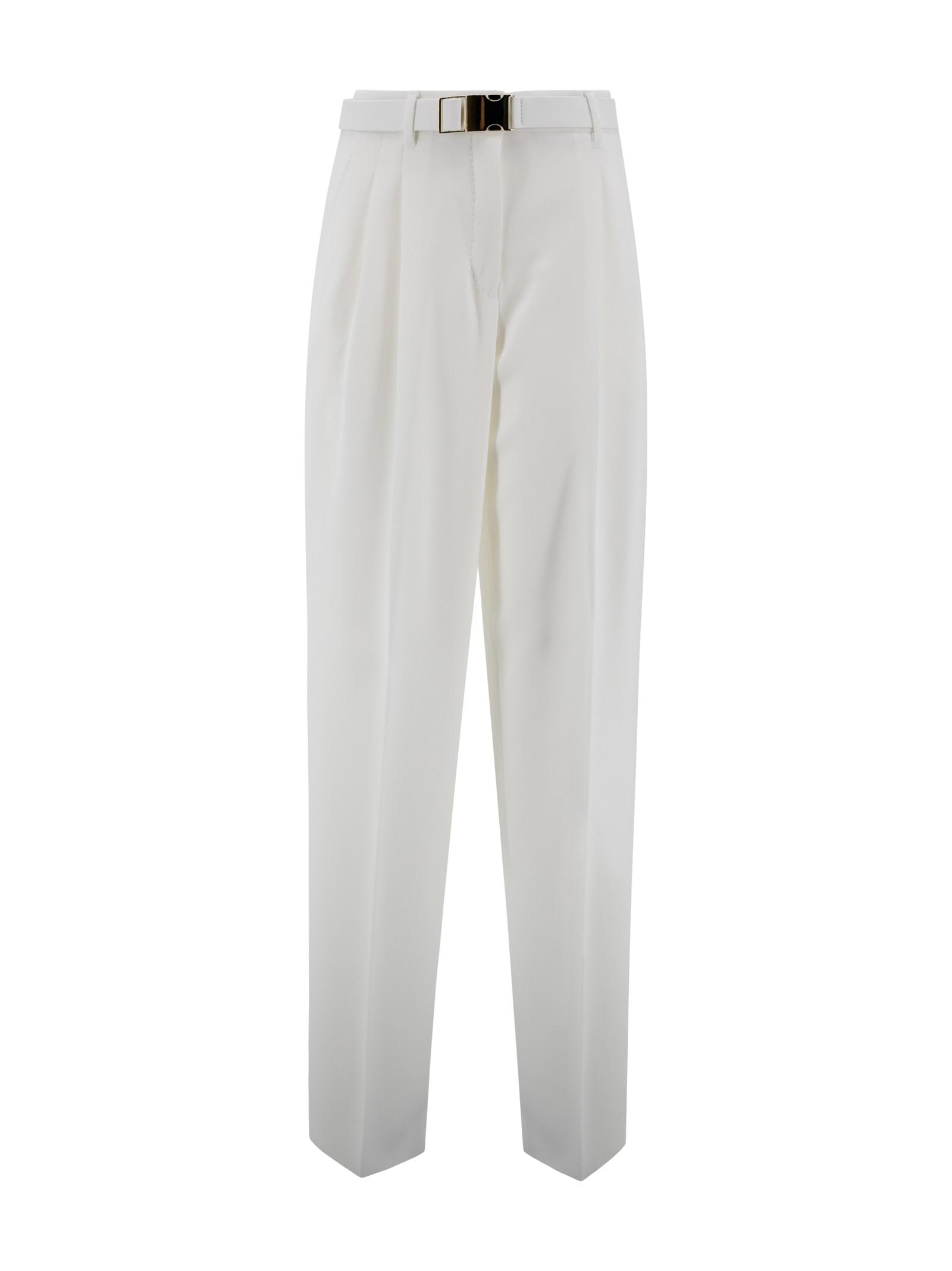 max mara studio neottia belted wide leg trousers