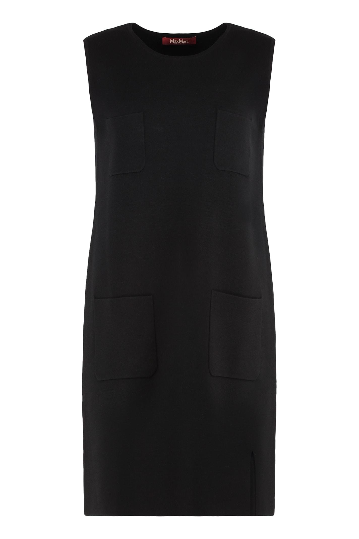 max mara studio parata knitted dress