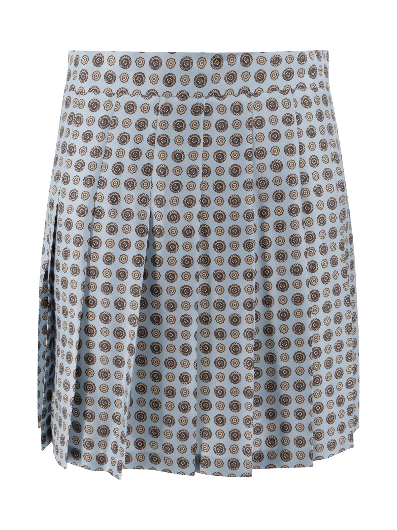 max mara studio pleated skirt
