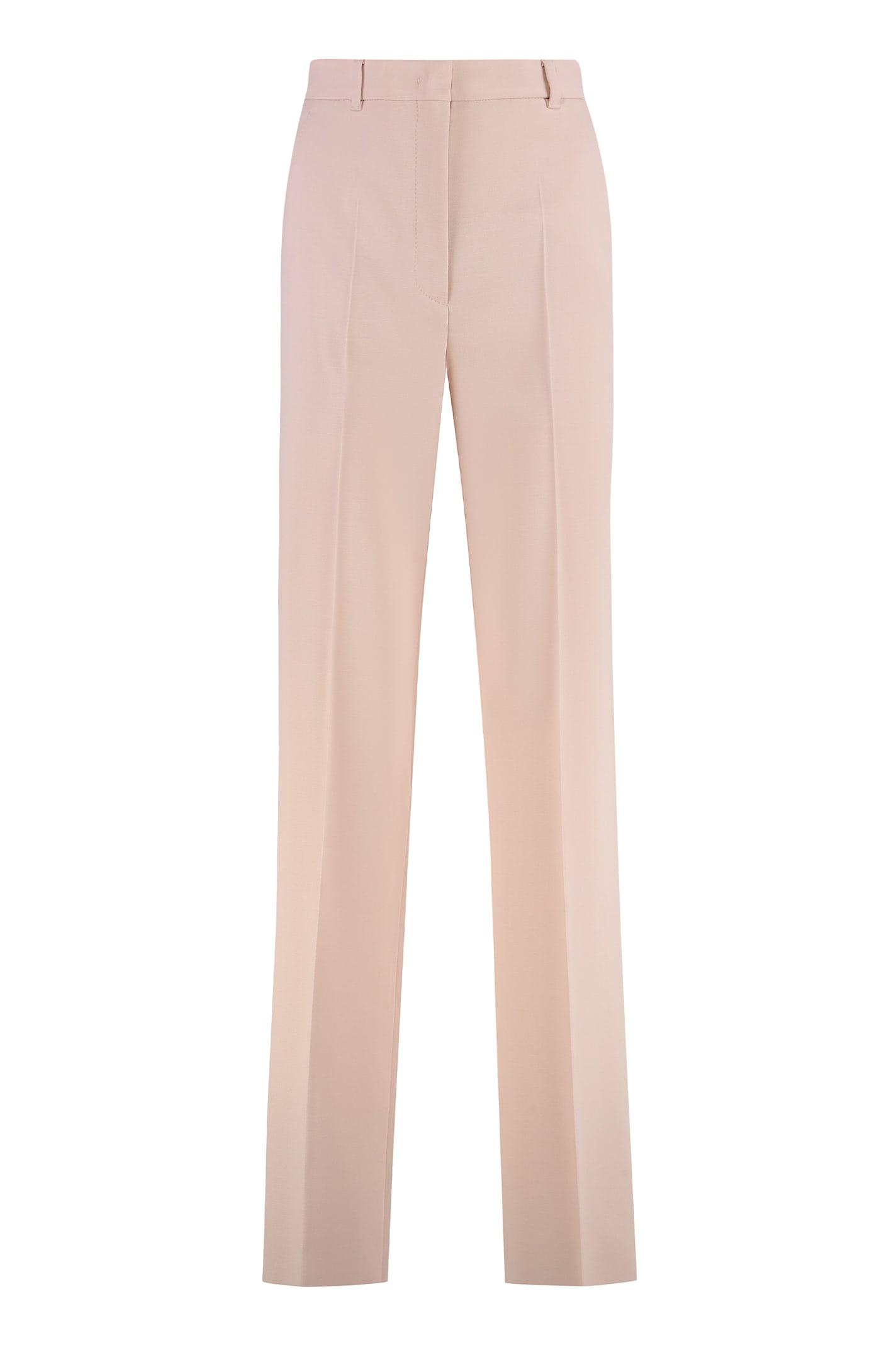 max mara studio quasar virgin wool trousers