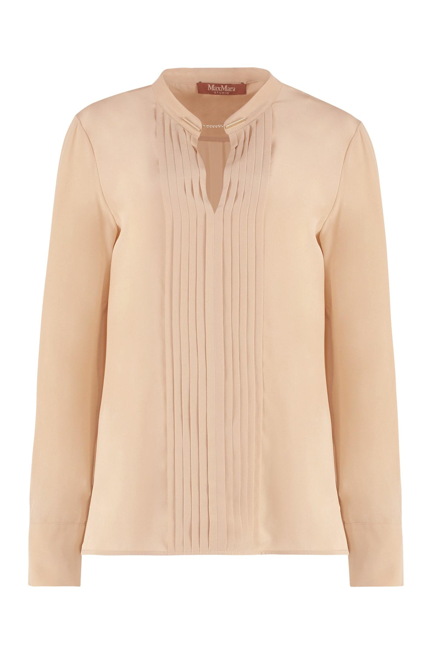 max mara studio rennes silk shirt