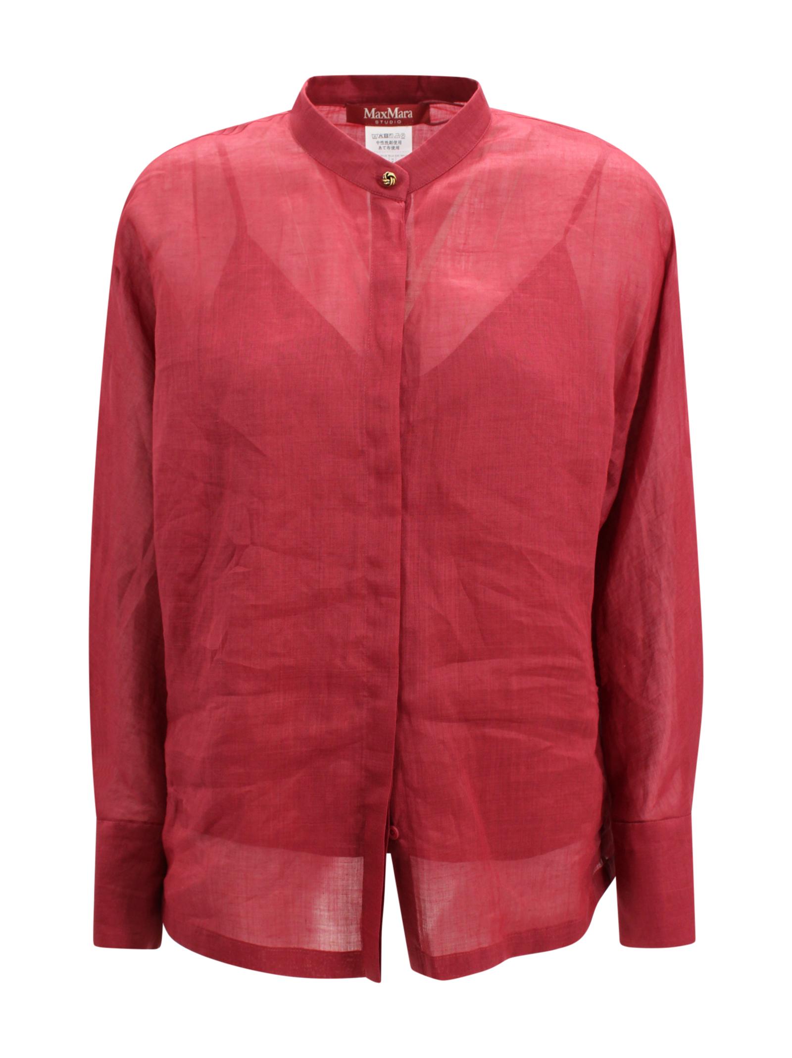 max mara studio shirts mattone - women