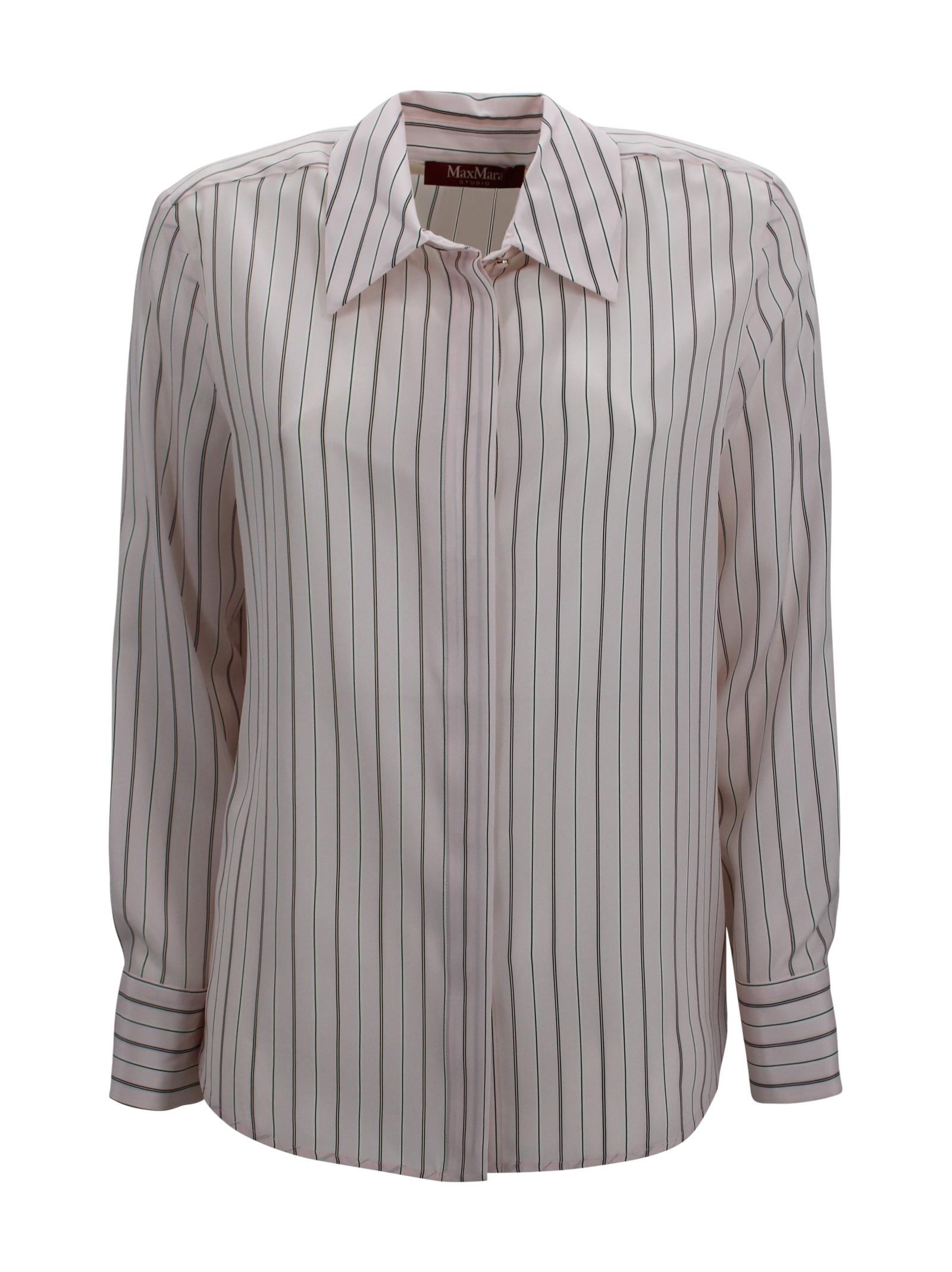 max mara studio shirts pink silk - women