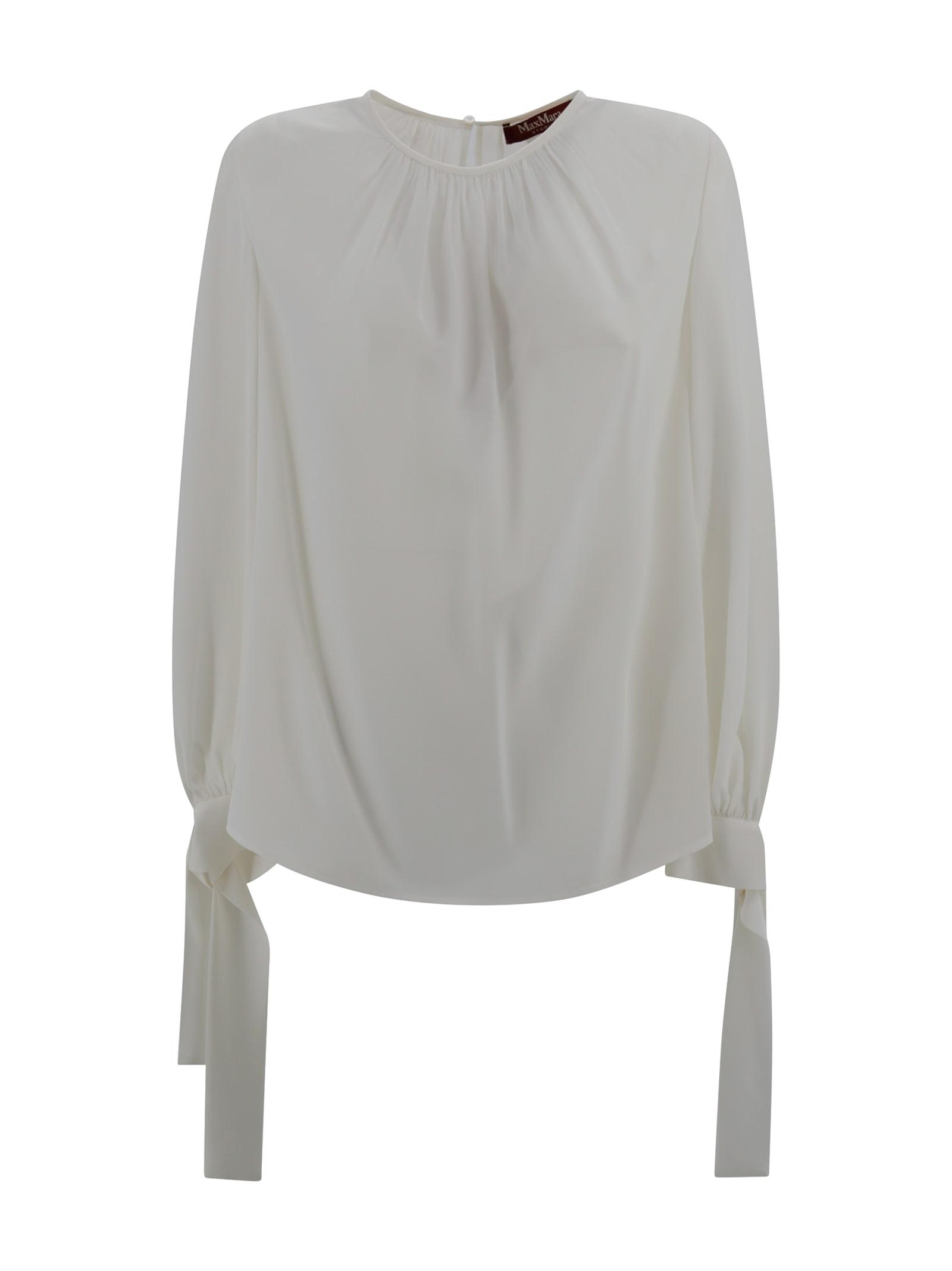 max mara studio silk blouse