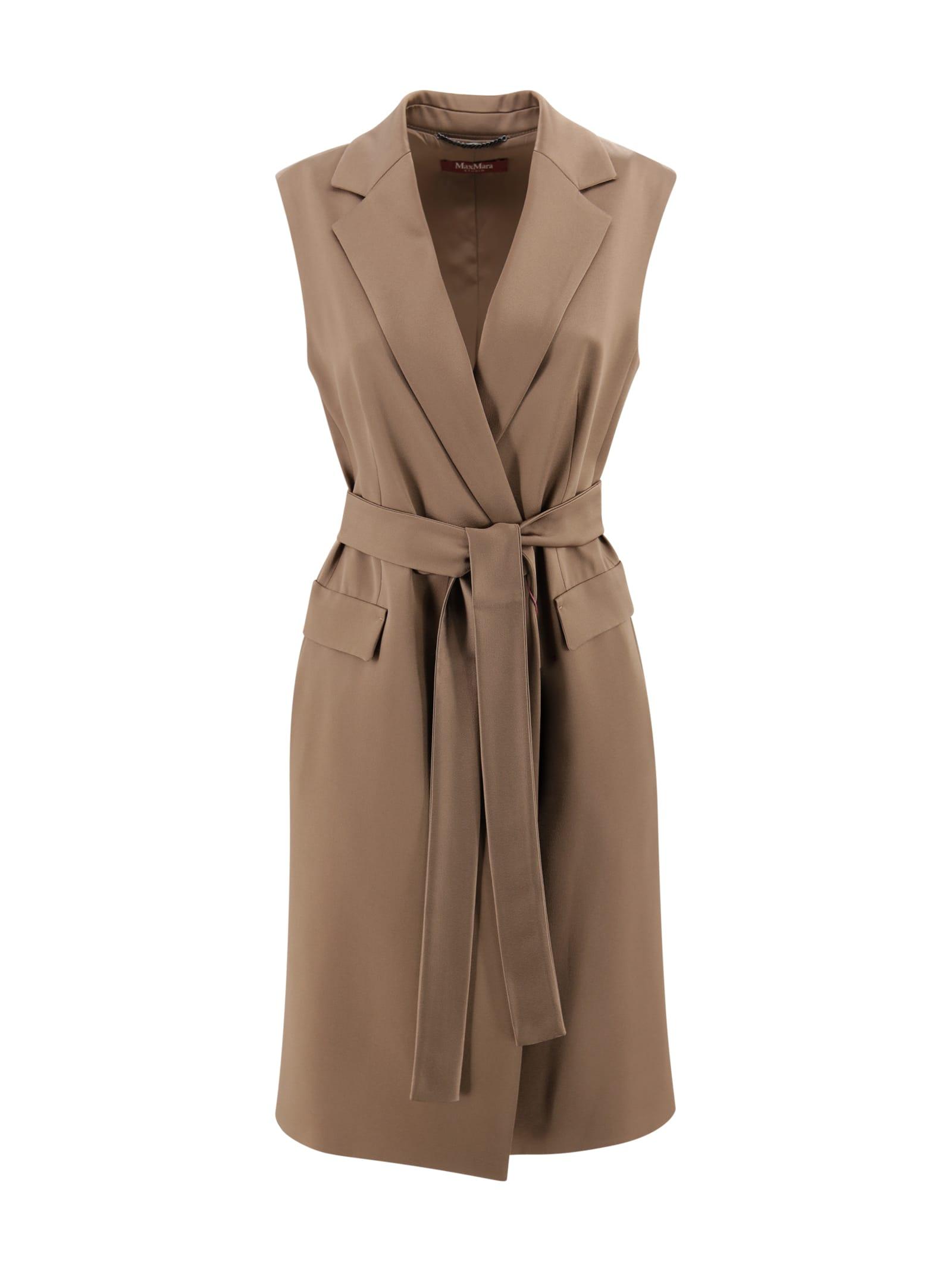max mara studio sleveless jacket