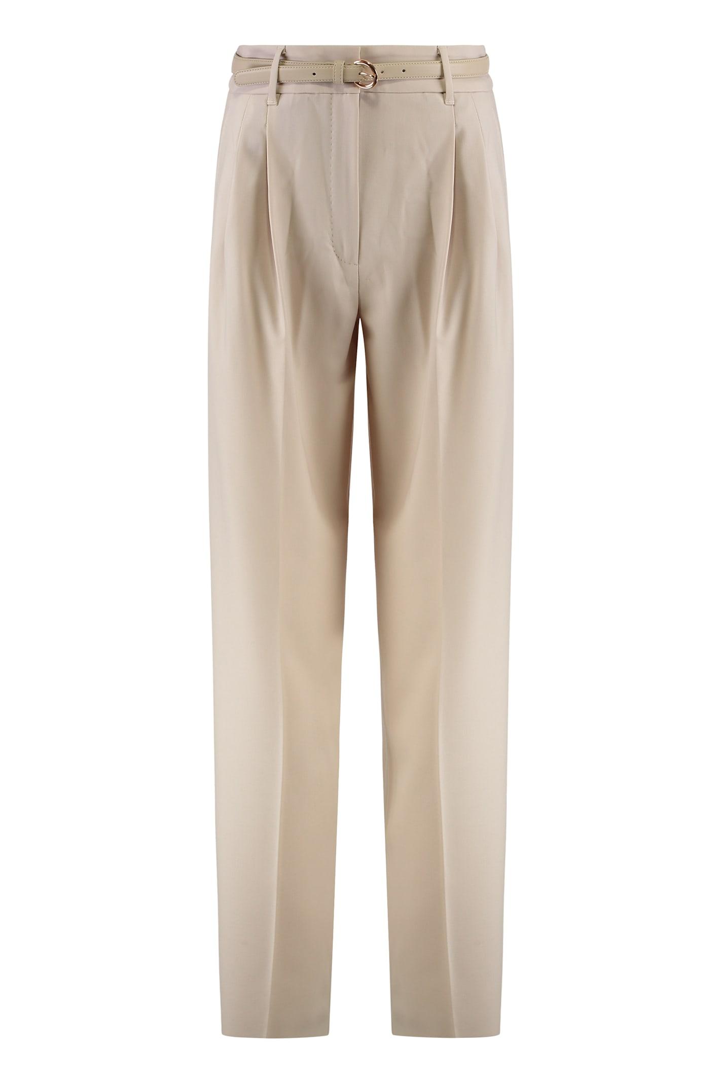 max mara studio stretch wool pants
