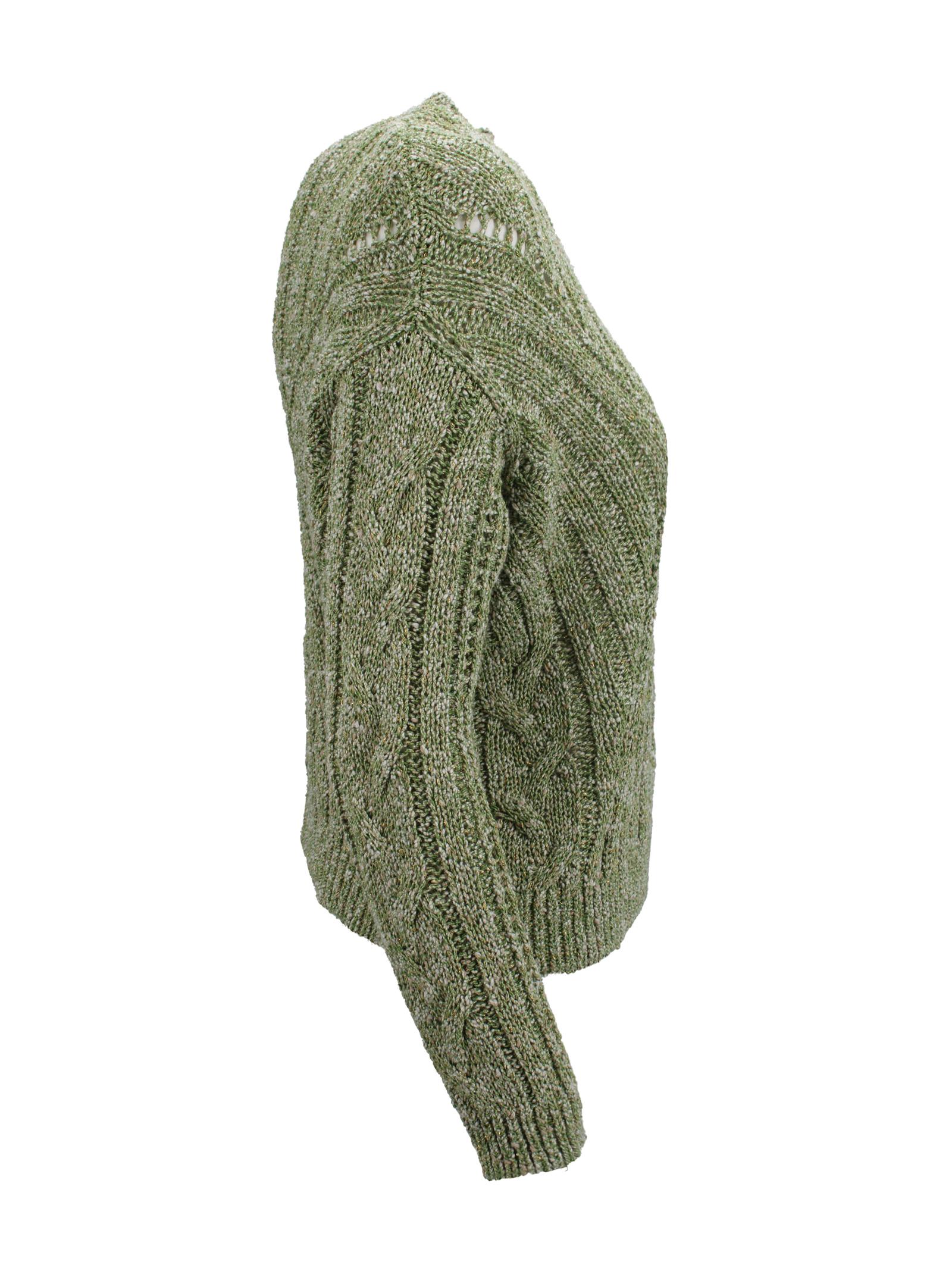 max mara studio top green polyamide - women
