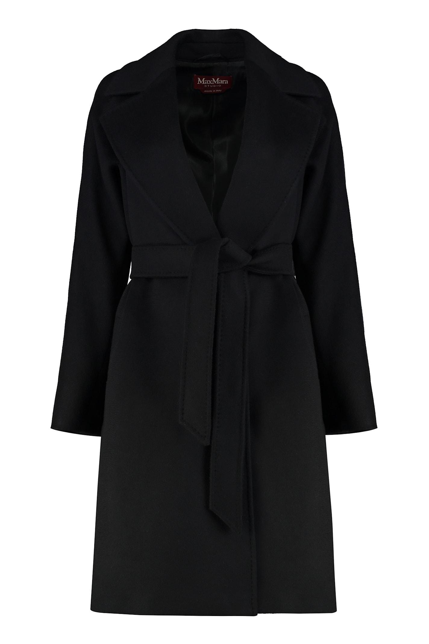 max mara studio wool robe