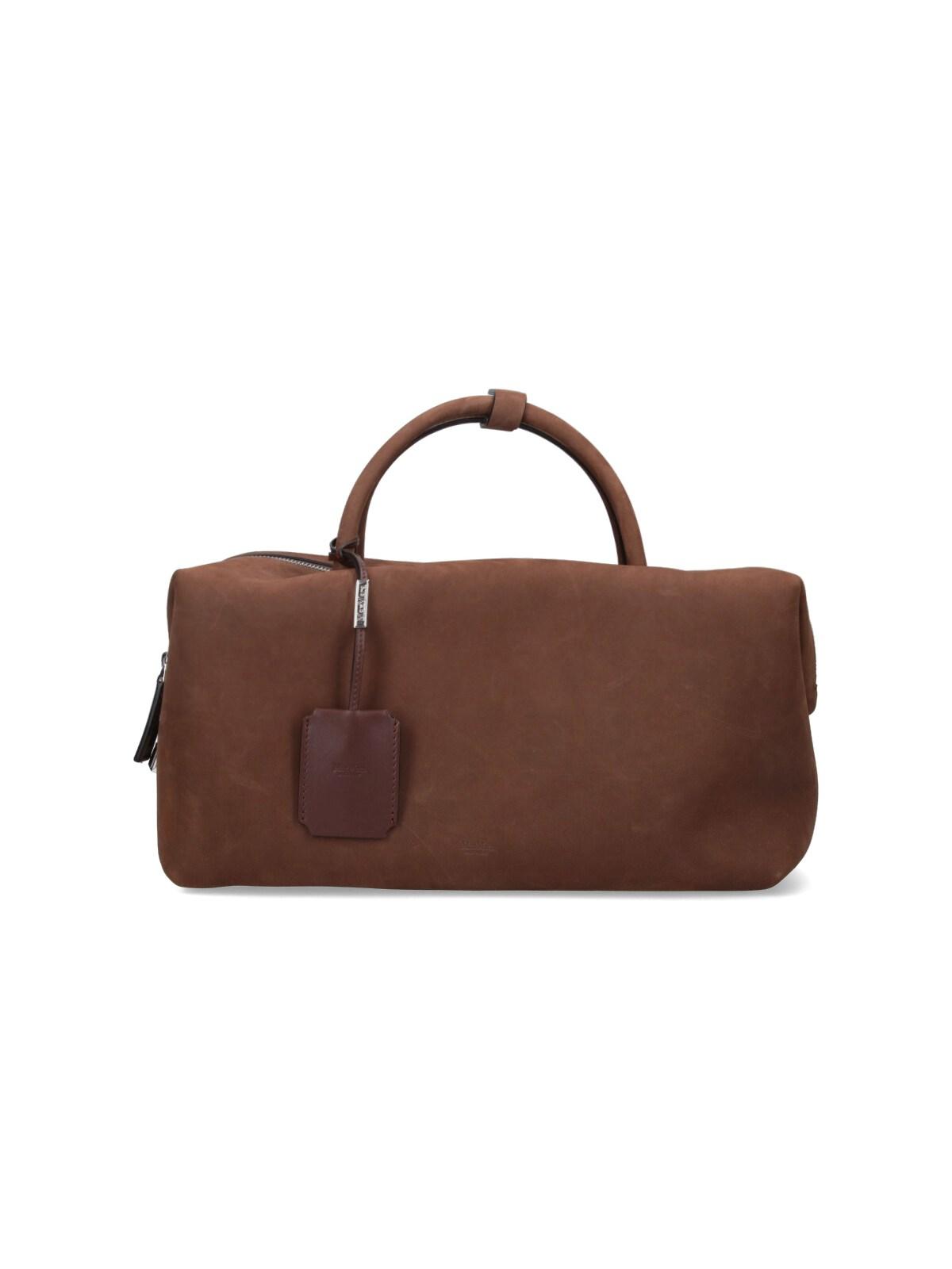 max mara suede "holdall" medium bag