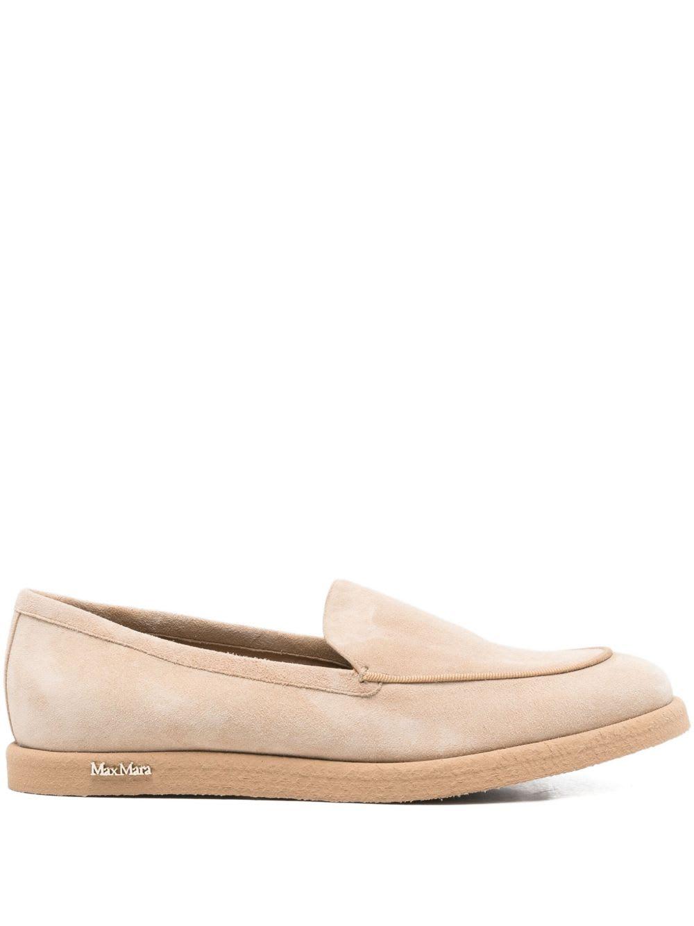 max mara suede loafers