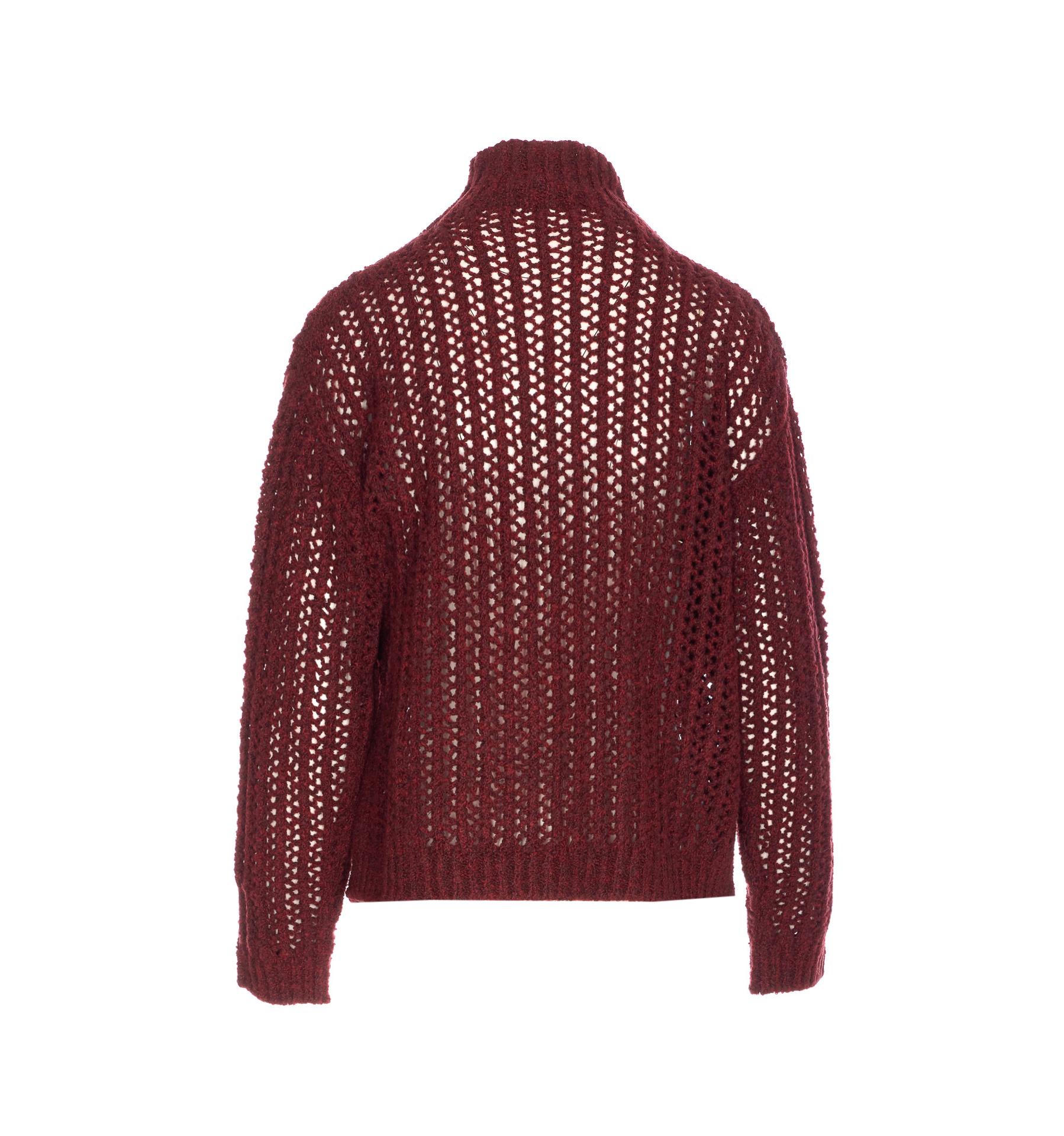 max mara sweaters bordeaux wool - women