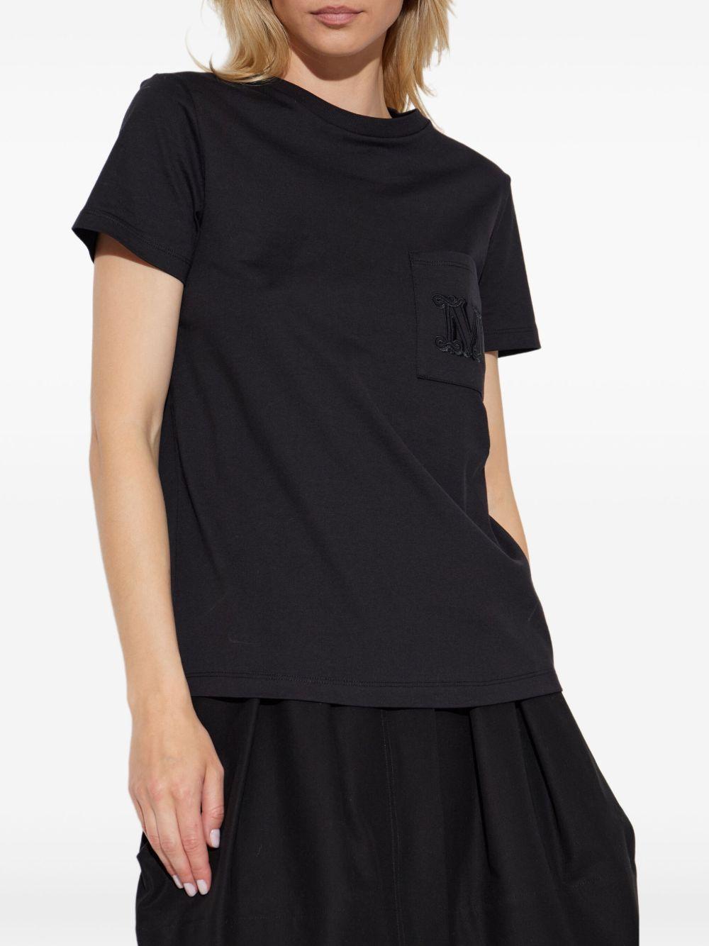max mara t-shirts and polos black cotton - women