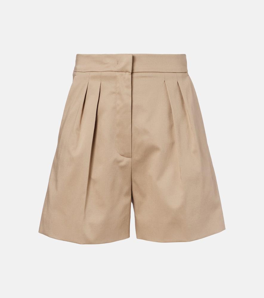 max mara tabacco pleated cotton