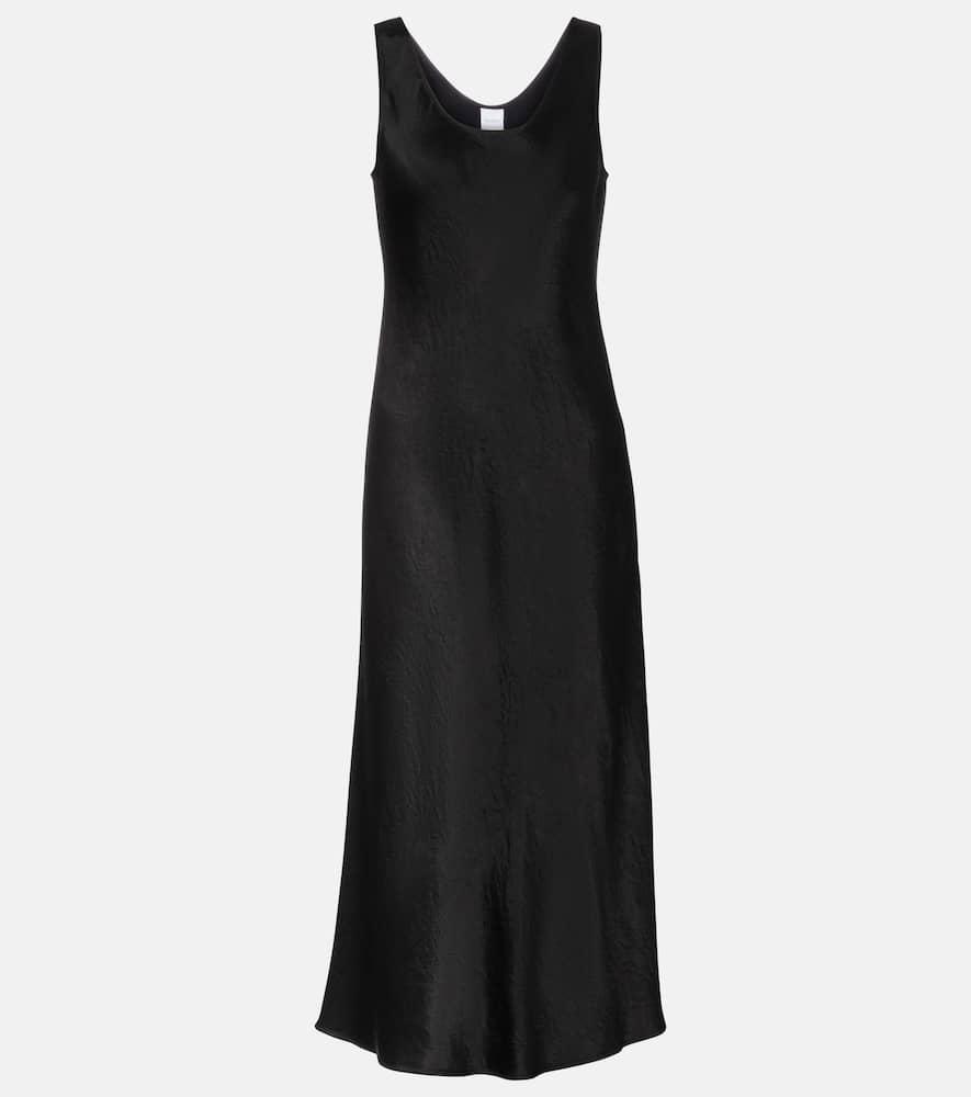 max mara talete satin midi dress