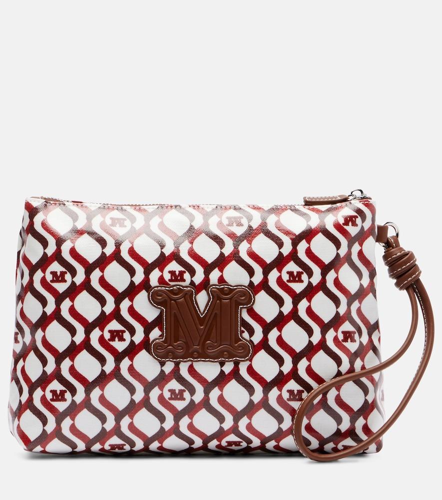 max mara tazzina small canvas pouch