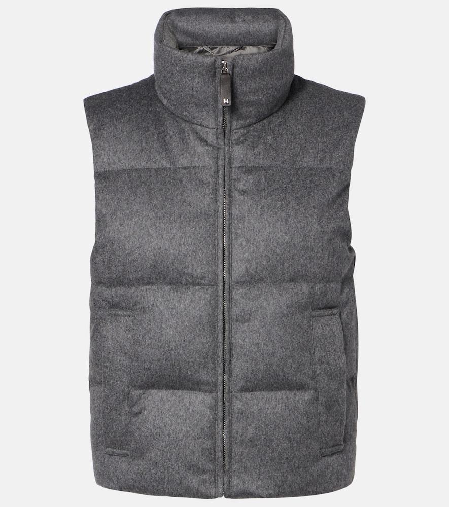 max mara the cube amoroso cashmere down vest