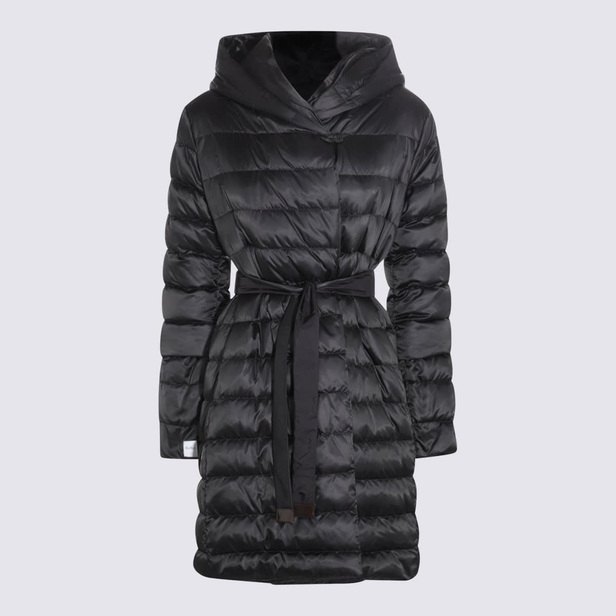 max mara the cube black novef down jacket