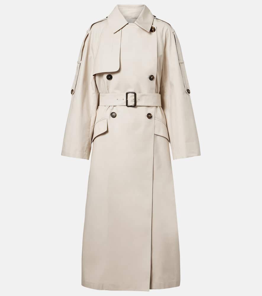 max mara the cube delfino twill trench coat