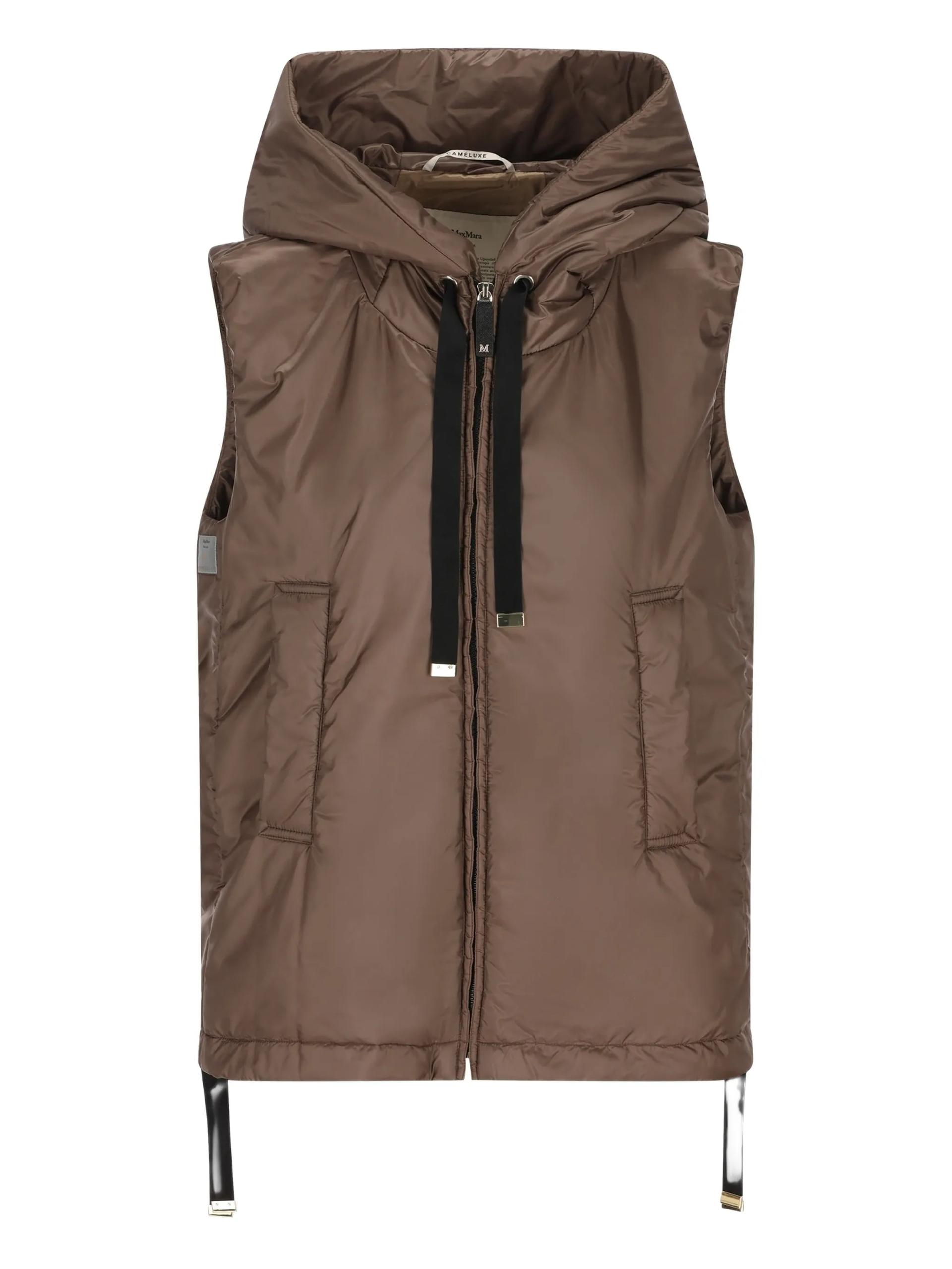 max mara the cube greengo brown gilet - women