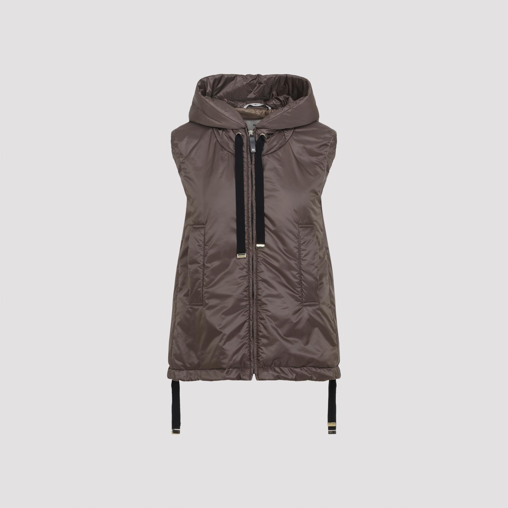 max mara the cube greengo jacket brown windbreaker - women