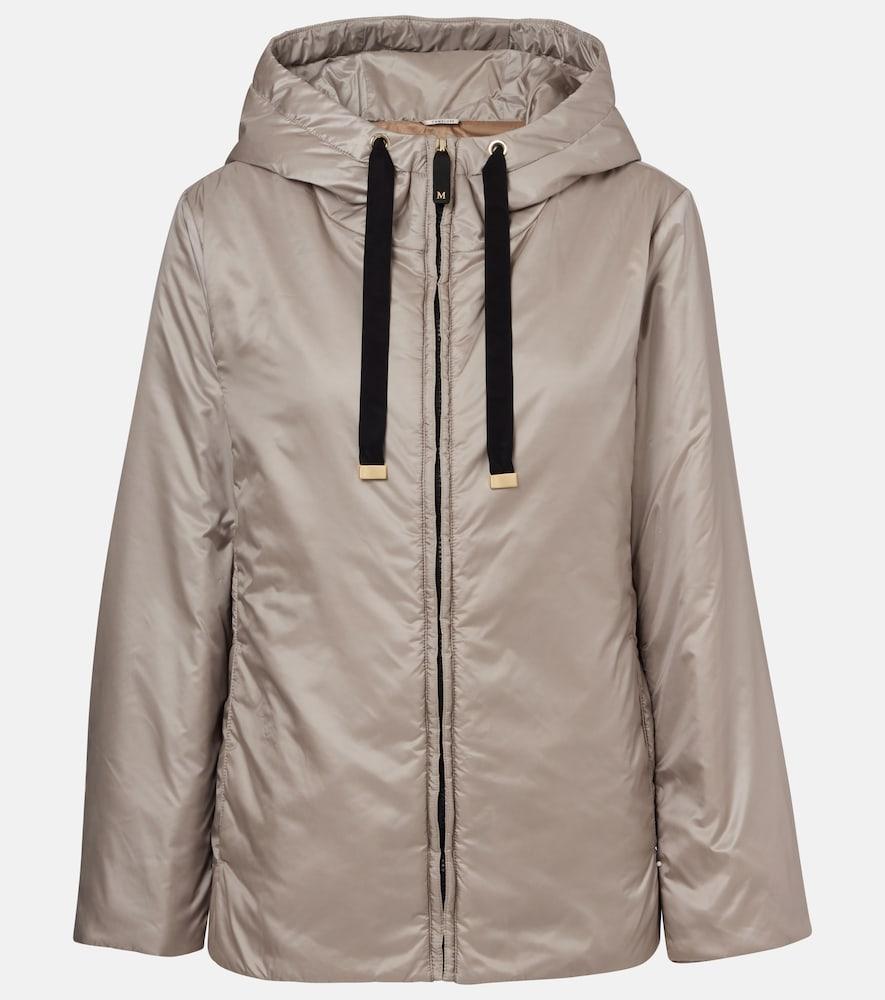 max mara the cube greenh padded canvas jacket