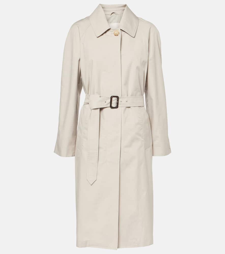 max mara the cube orleans belted twill coat