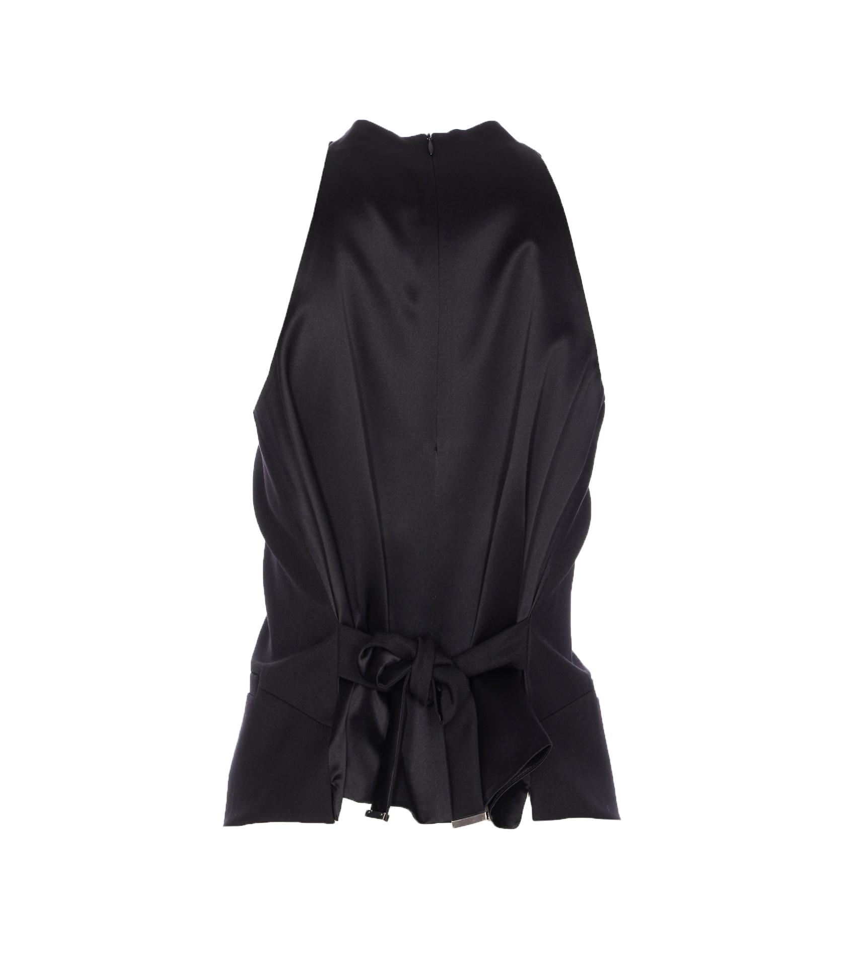 max mara top black virgin wool - women