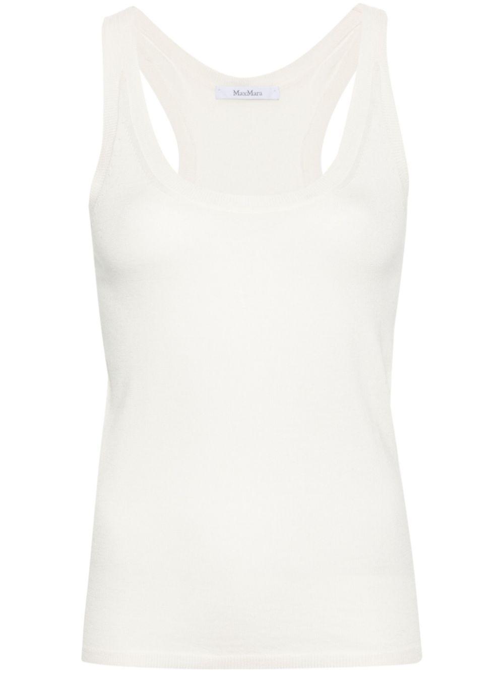 max mara top white cashmere - women