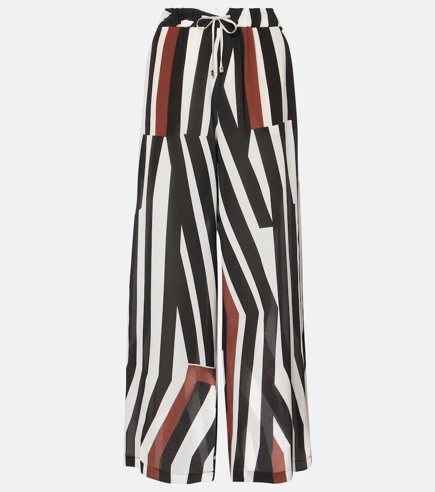 max mara tropea striped silk wide
