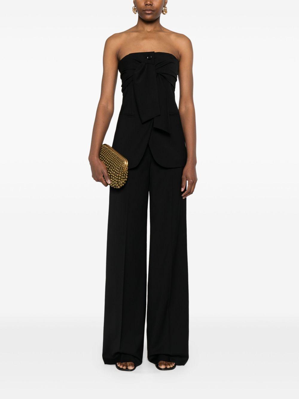 max mara trousers black wool - women