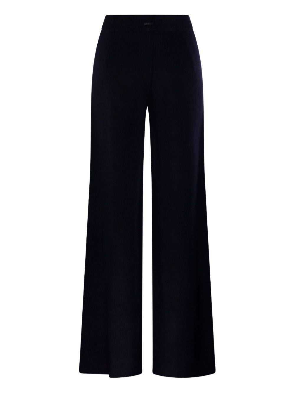 max mara trousers blue wool - women