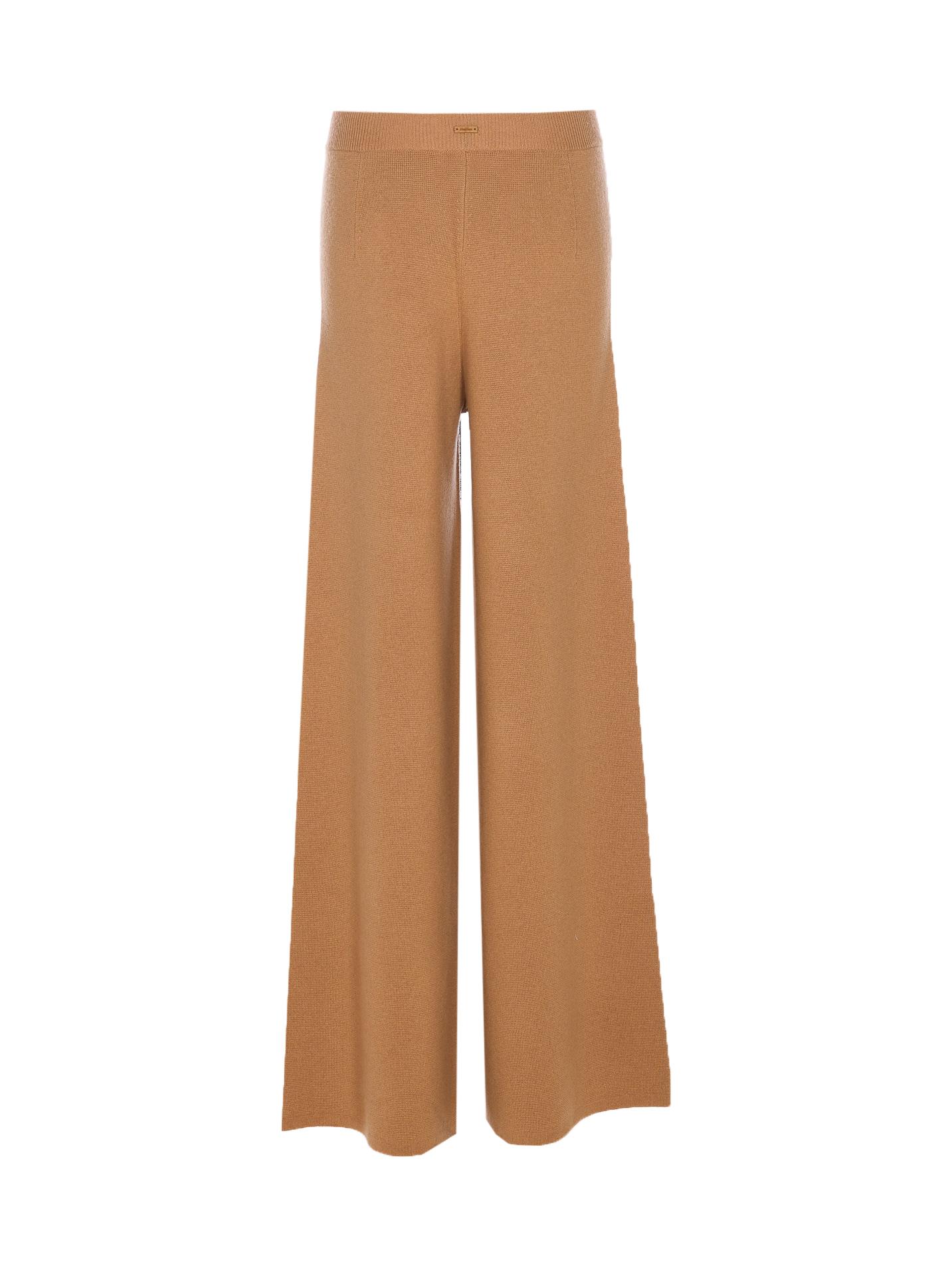 max mara trousers brown wool - women