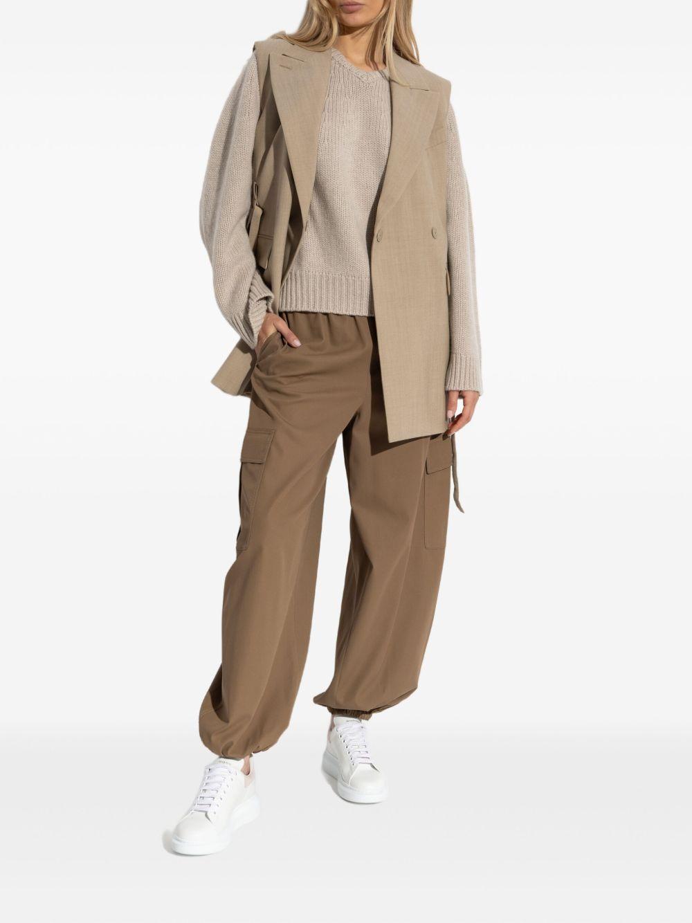 max mara trousers khaki - women