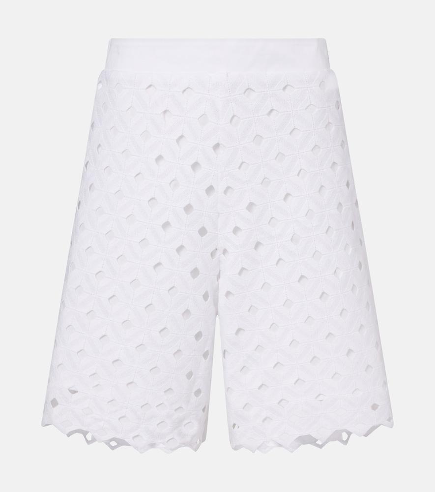 max mara uguale broderie anglaise bermuda shorts