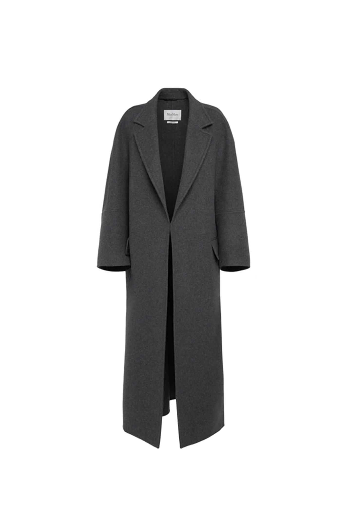 max mara v-neck long-sleeved coat