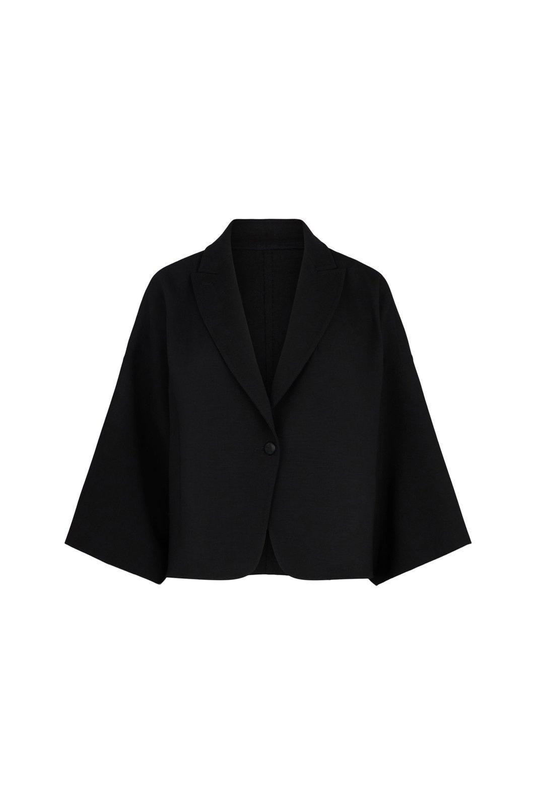 max mara v-neck single-breasted jacket