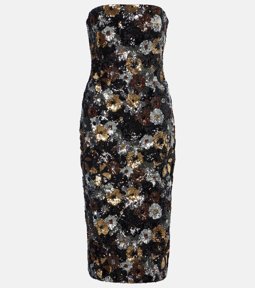 max mara vacillo sequined midi dress