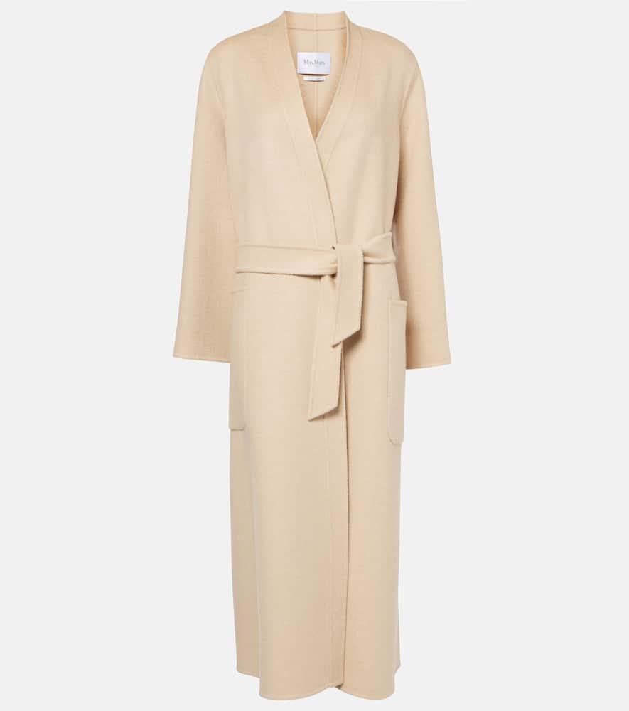 max mara vezzoso camel hair wrap coat