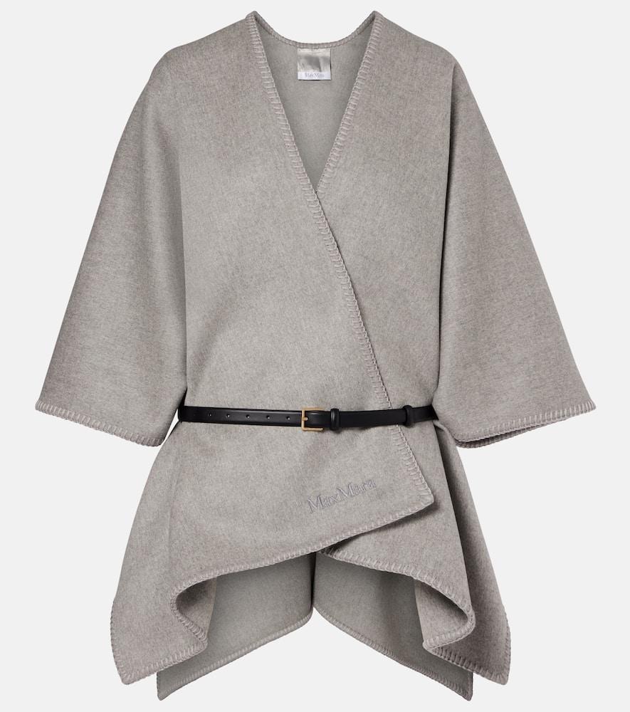 max mara virgin wool cape
