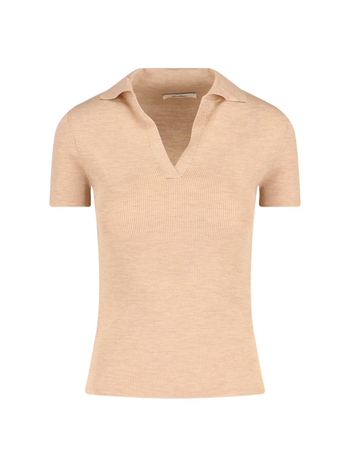 max mara virgin wool polo shirt