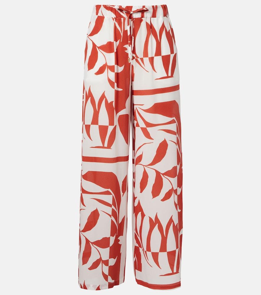max mara voto printed silk wide