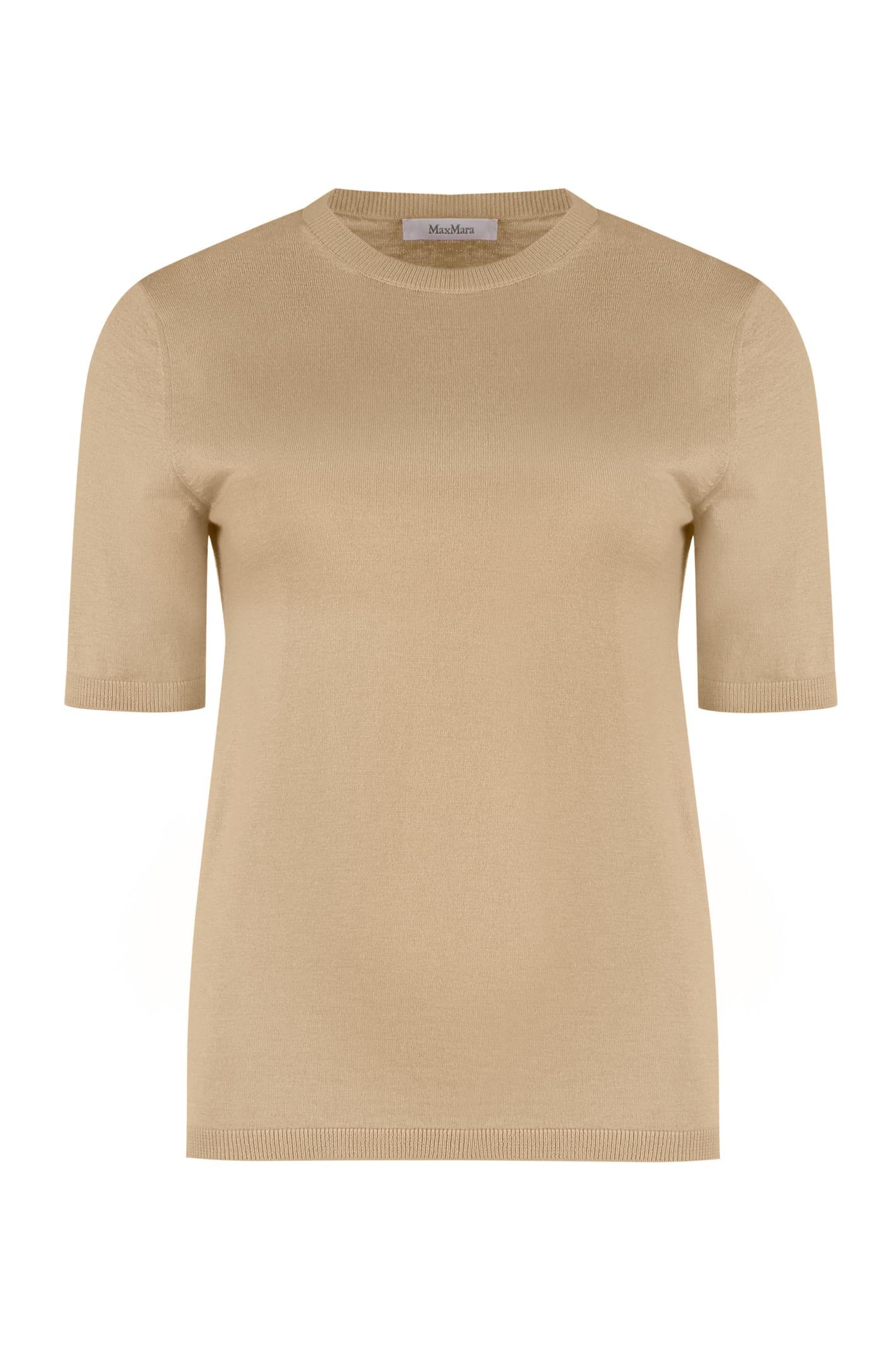 max mara warren short sleeve sweater