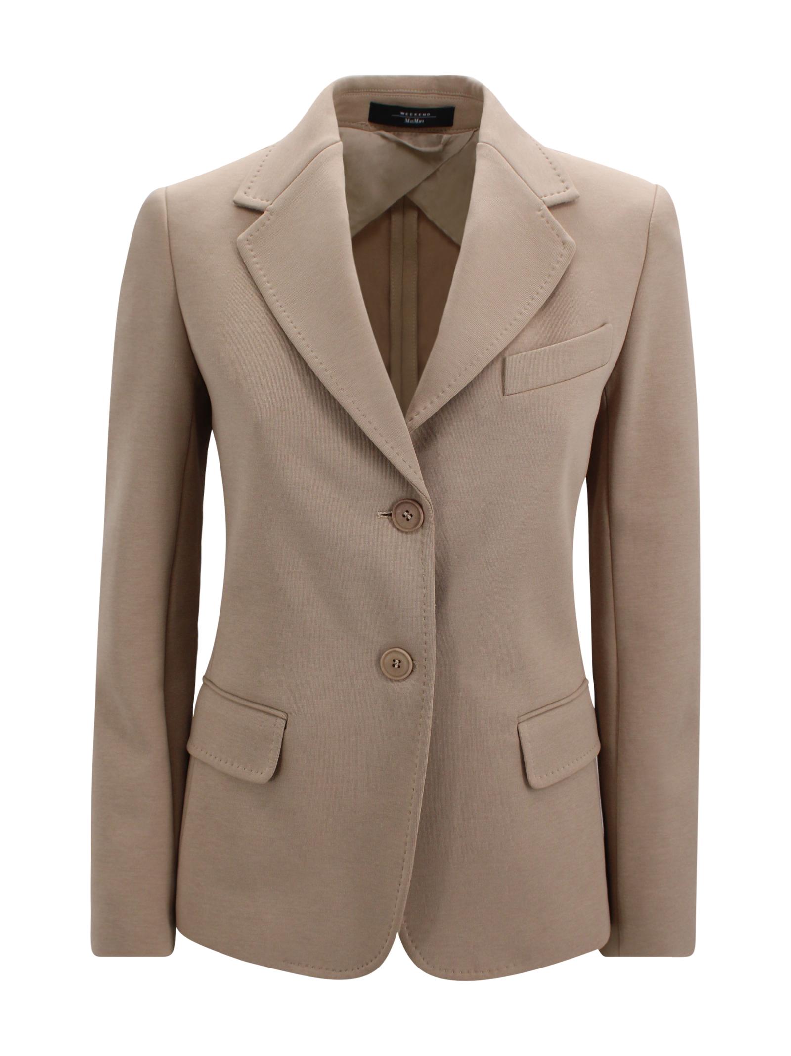 max mara weekend jackets brown cotton - women