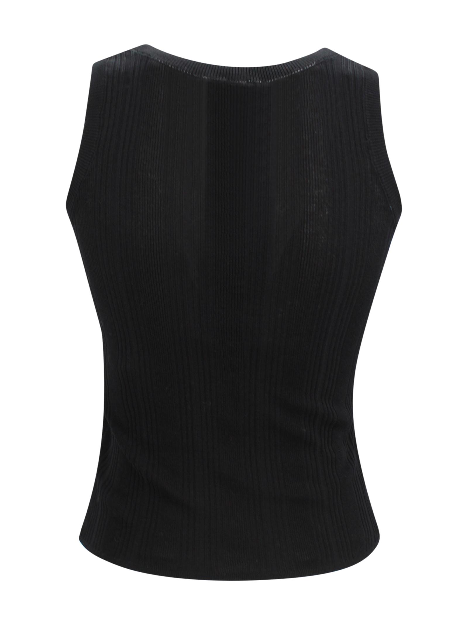 max mara weekend t-shirts and polos black cotton elastan - women