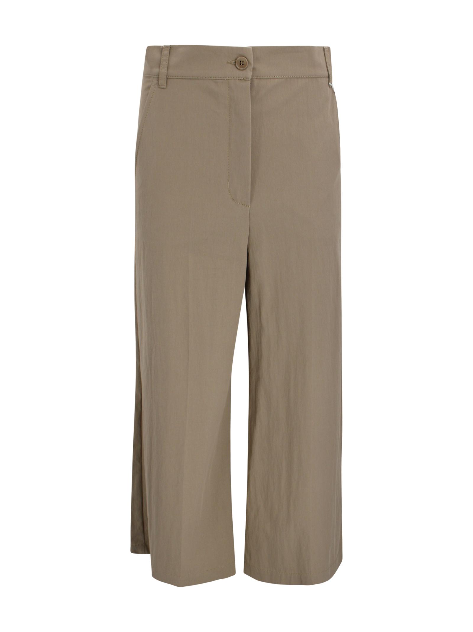 max mara weekend trousers brown cotton - women