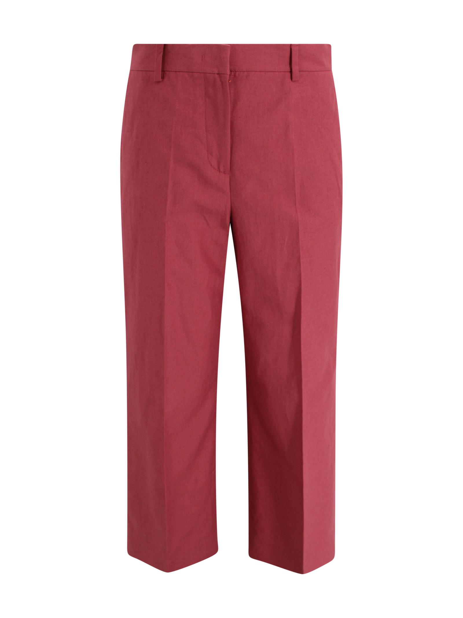 max mara weekend trousers ciliegia linen - women