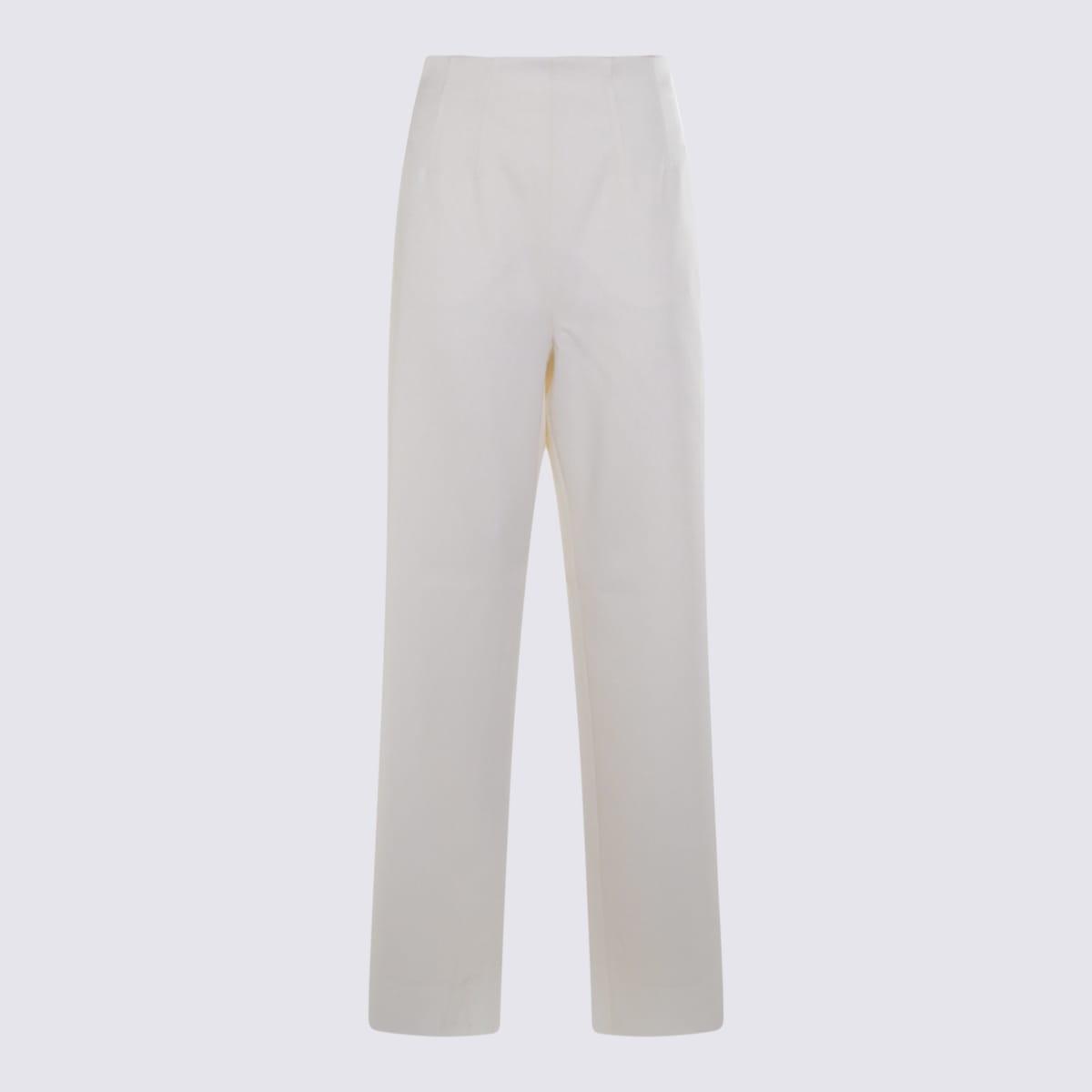 max mara white balta pants